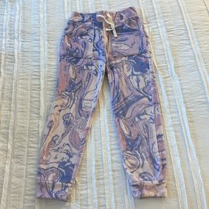 Bundle 5/20.00 Cat & Jack Fleece/Velour tie-dyed joggers size S NWOT